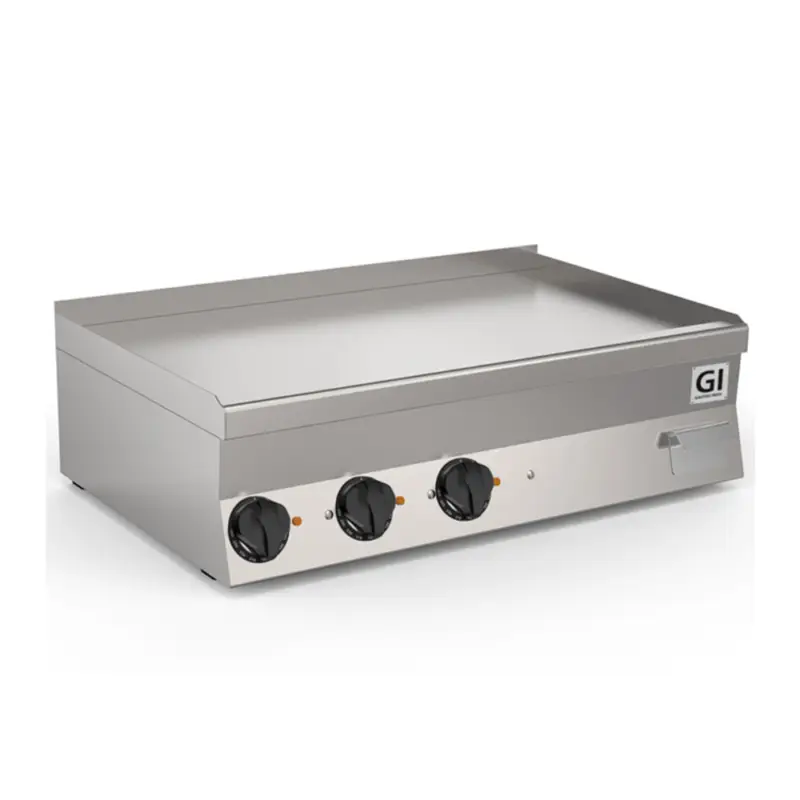 650 HP elektrische bakplaat met gladde geslepen speciaal stalen plaat 100cm | 11.7kW | 1000x600x295(h)mm Speciale Aanbieding