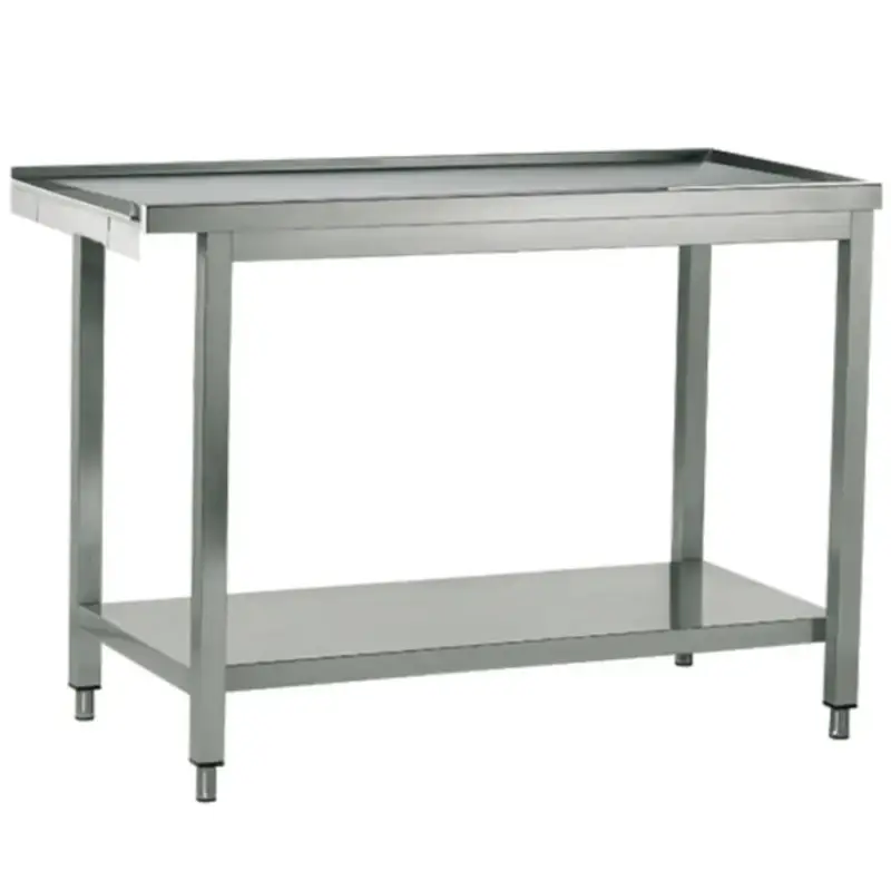Aan-/Afvoertafel (Links/Rechts) | RVS | Bodemschap | 1500x590x870(h)mm Alleen Vandaag