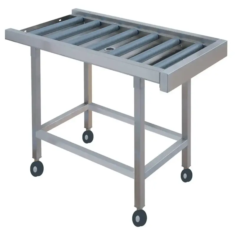 Aanvoertafel (Links/Rechts) | RVS | Transportrollen | 1145x640x875(h)mm Seizoensaanbieding