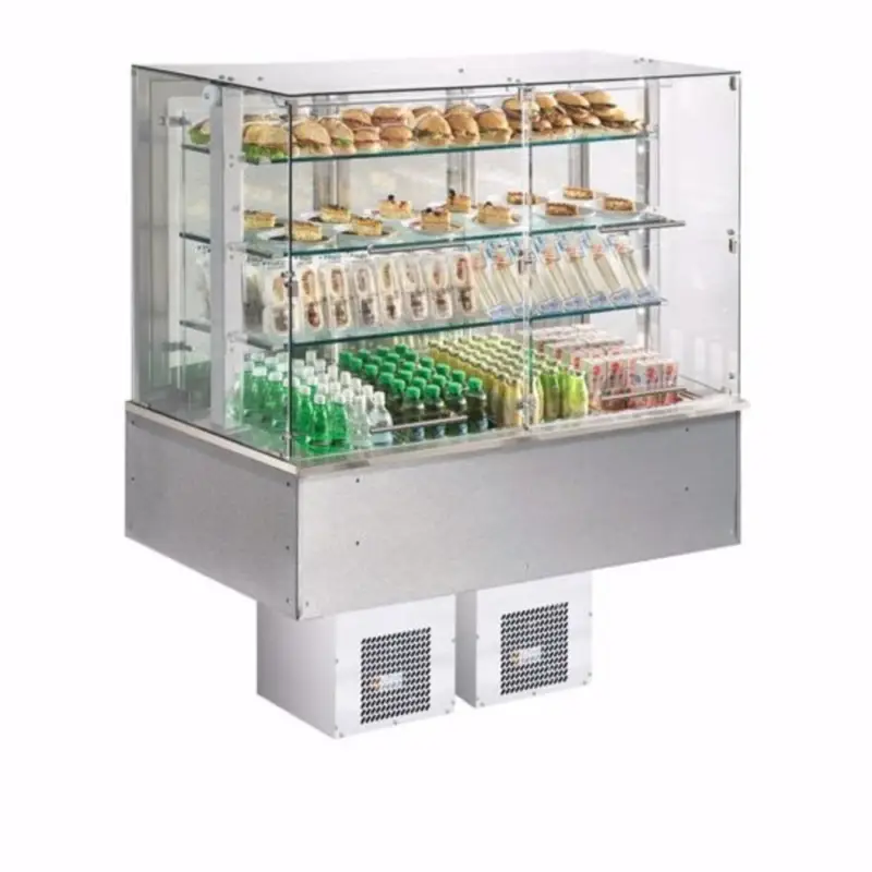 Meest Verkocht Afinox Drop-in Vitrine SOUL BLUE PLATINUM PLUS DS- 4/1 GN | 0.49kW | Sparringsmaat 1460x726mm | Geheel RVS | 1494x760x1505(h)mm