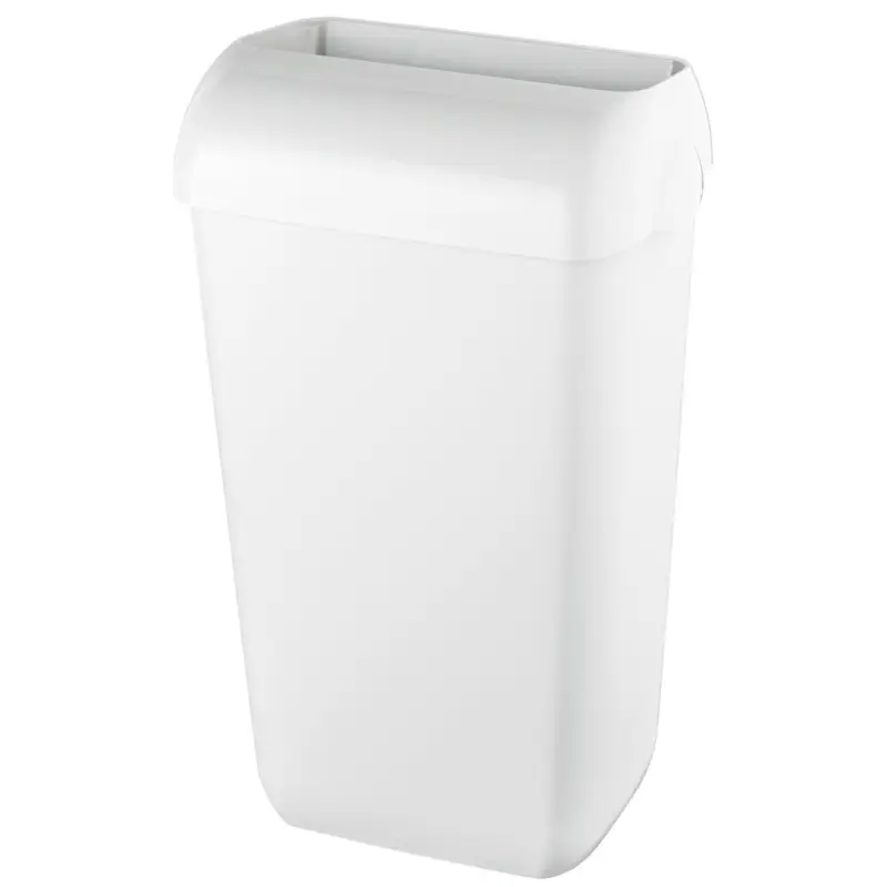 Laatste Versie Afvalbak | PlastiQline | Kunststof (Wit) | 23L | Open | 335x225x590(h)mm