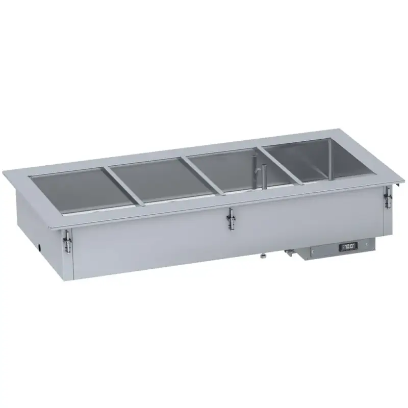 Nieuw Bain-Marie | DROP-IN | 3/1 GN | +30°C/+90°C | Handmatige Watervulling | 1115x610x302(h)mm