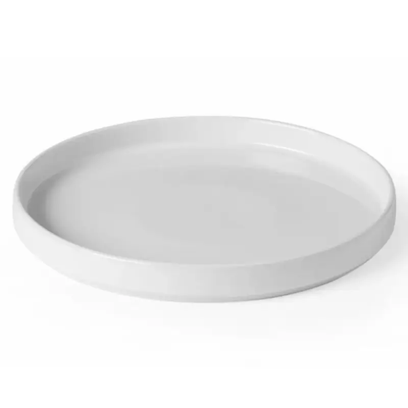 Borden | OSLO | Porselein | Wit | 6 Stuks | Ø280x28(h)mm Seizoensaanbieding