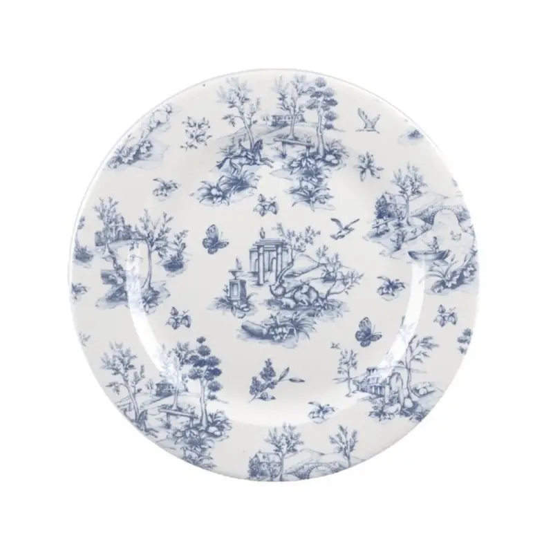Borden | Porselein | Prague Toile Print | 6 Stuks | Ø305mm Seizoensaanbieding