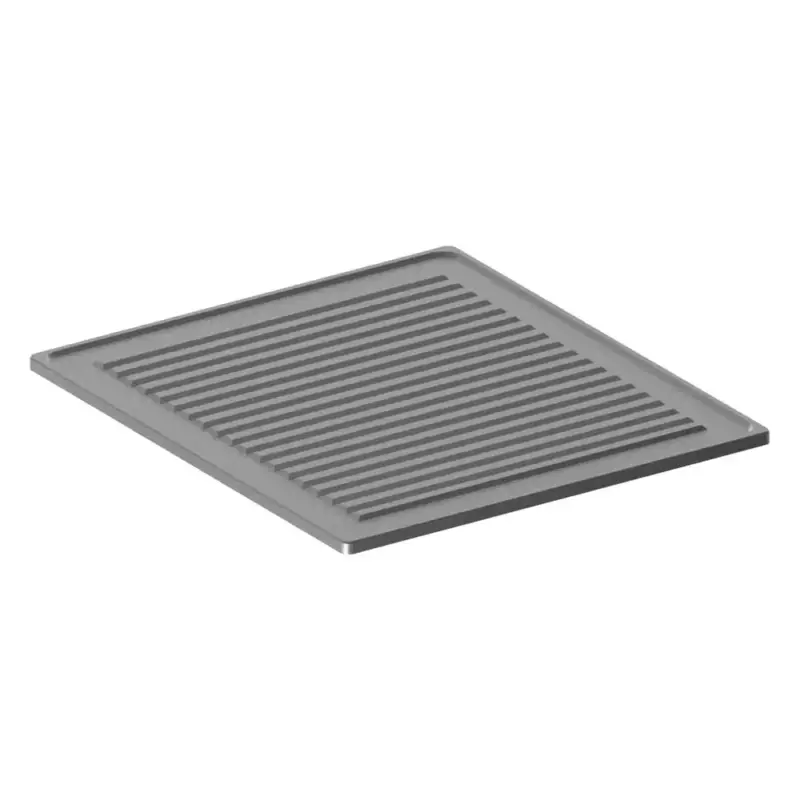 Laatste Kans Branderplaat | OPTIMA 700 | Gegroefd (1 Brander) | 334x298mm
