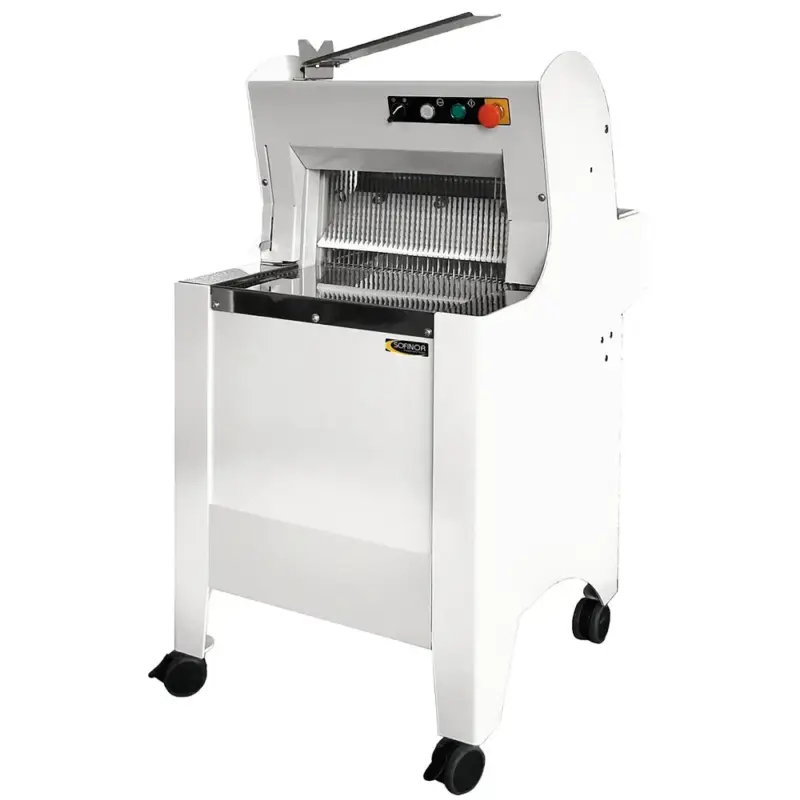 Broodsnijmachine | BYZANCE | Brood 440x330mm/Ø330mm | Snijdikte 9/11/13mm | Automatisch | 0.55kW (400V) | 615x716x735/1205(h)mm Populair
