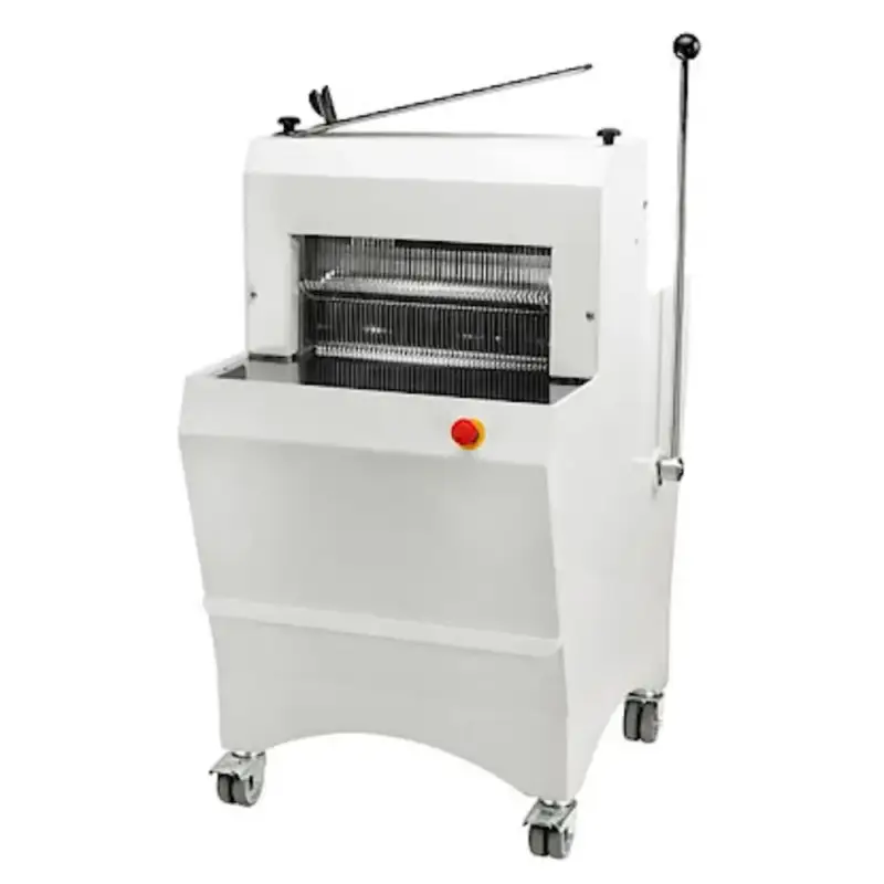 Broodsnijmachine | DUO | Brood 600x300mm | Snijdikte 6-11mm | Handmatig | 0.49kW (400V) | 870x750x740/1280(h)mm Finale Uitverkoop