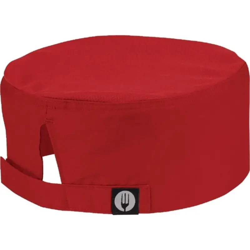 Chef Works Cool Vent beanie rood | Polyester/katoen Goedkoop