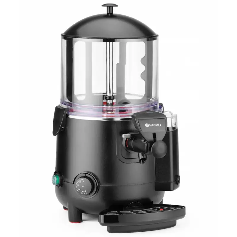 Hete Deal Chocolademelkdispenser | Zwart | 5L | 65°C/85°C | 1.01kW (230V) | Lekbak | 360x440x471(h)mm