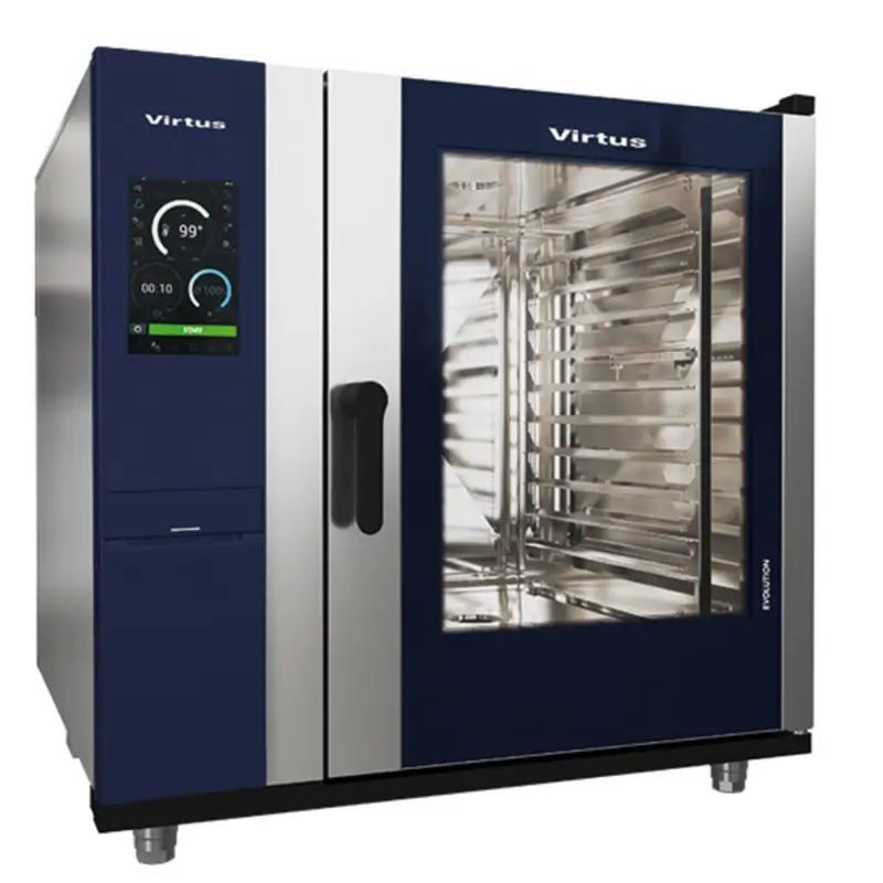 Lage Prijs Combi-steamer | Gas | 10x GN 2/1 | Incl. Boiler | Auto. Reiniging | 35kW | 230V | 1130x1063x1117(h)mm