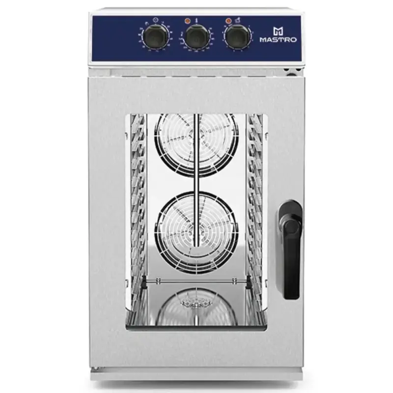 Combisteamer | Elektrisch | 10 Niveaus (1/1 GN) | 40°C/260°C | 12.5kW (400V) | 532x913x932(h)mm Veilige Betaling