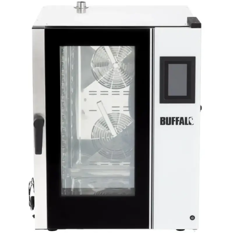 Nieuw Combisteamer | Elektrisch | 11 Niveaus (1/1 GN) | 30°C/250°C | 18.5kW (400V) | Zelfreiniging | Touchscreen | 790x790x1090(h)mm