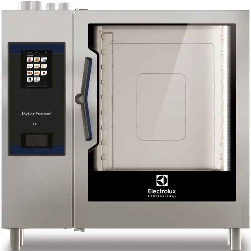 Rechtstreeks Van De Fabrikant Combisteamer | SkyLine PremiumS | Gas | 10 Niveaus (2/1 GN) | 25°C/300°C | 47kW/1.5kW (230V) | Zelfreiniging | Touchscreen | 1090x971x1058(h)mm