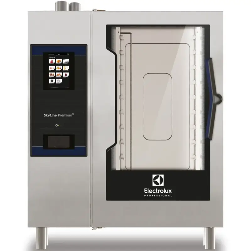 Beperkt Aanbod Combisteamer | SkyLine PremiumS | Gas | 10 Niveaus (1/1 GN) | 25°C/300°C | 31kW/1.1kW (230V) | Zelfreiniging | Touchscreen | 867x775x1058(h)mm