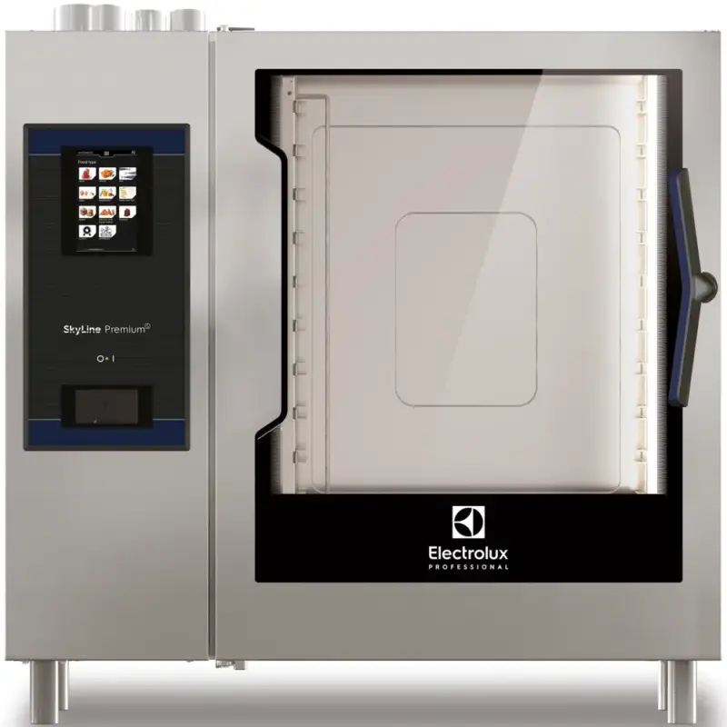 Uitverkoop Combisteamer | SkyLine PremiumS | Gas | 10 Niveaus (2/1 GN) | 25°C/300°C | 47kW/1.5kW (230V) | Zelfreiniging | Touchscreen | 1090x971x1058(h)mm