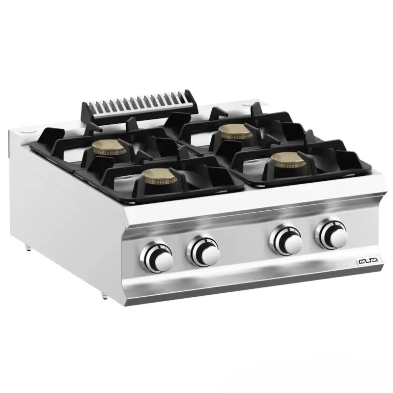 Koop Online Fornuis | DOMINA PRO 700 | Gas | 4 Branders (4x 5.5kW) | Waakvlam | 700x730x250(h)mm
