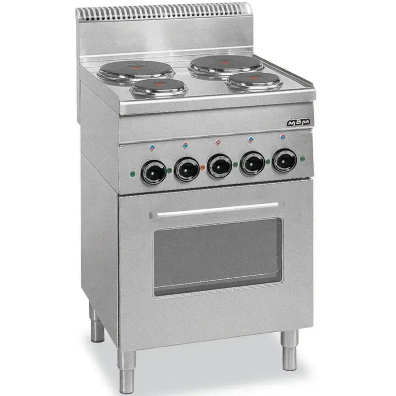 Flitsaanbieding Fornuis + Oven | MINIMA 600 | Elektrisch | 4 Kookpunten (2x 1.5kW, 2x 2.6 kW) + Oven | 12.5kW (400V) | 600x600x850(h)mm