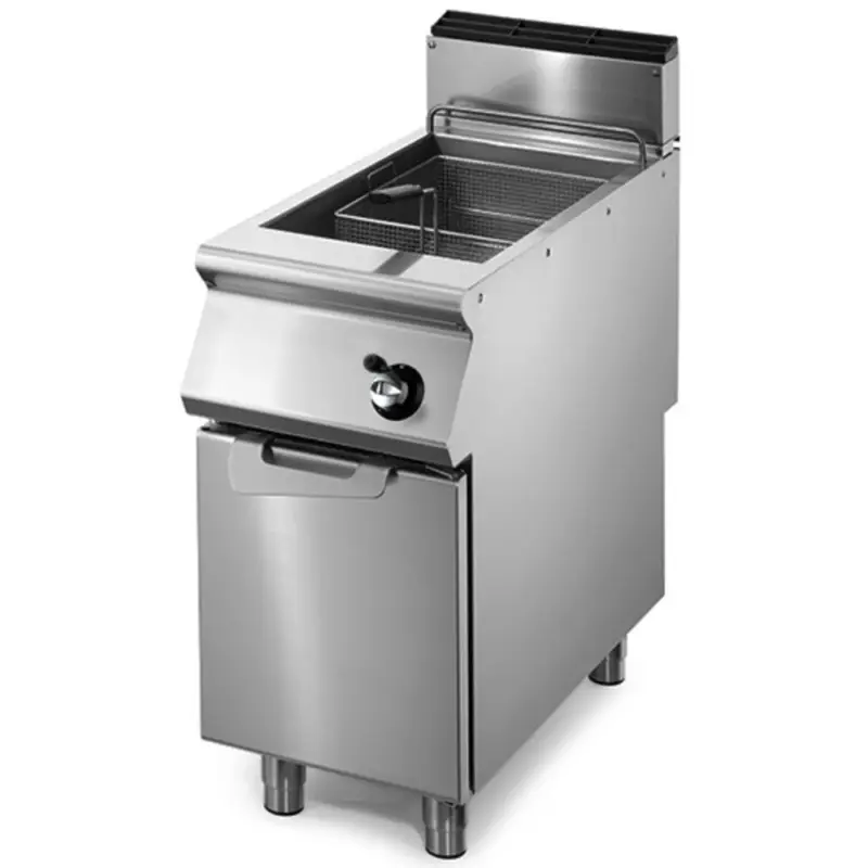 Exclusieve Aanbieding Friteuse | 900 LINE | Gas | 22L | 0°C/190°C | 20kW | Piëzo Ontsteking | Aftapkraan | 400x900x870(h)mm
