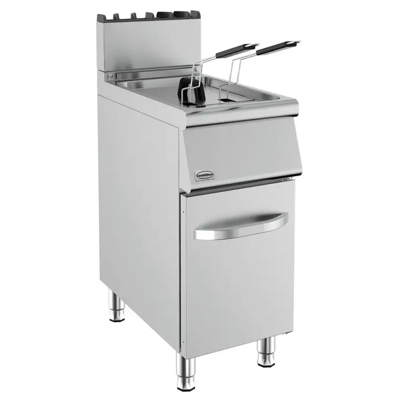 Friteuse | BASE 700 | Gas | 15L | 0°C/180°C | 15kW | Aftapkraan | 400x700x900(h)mm Merkproduct