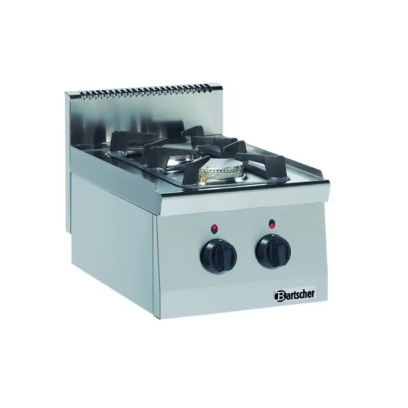 Finale Uitverkoop Gasfornuis 600 | 2 Kookpitten | 1x 3.5kW + 1x 6kW | 400x600x290(h)mm