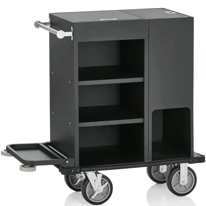 Huishoudwagen | Aluminium | 3 Niveaus | Wielen (Geremd) | 930x500x1170(h)mm Meest Verkocht