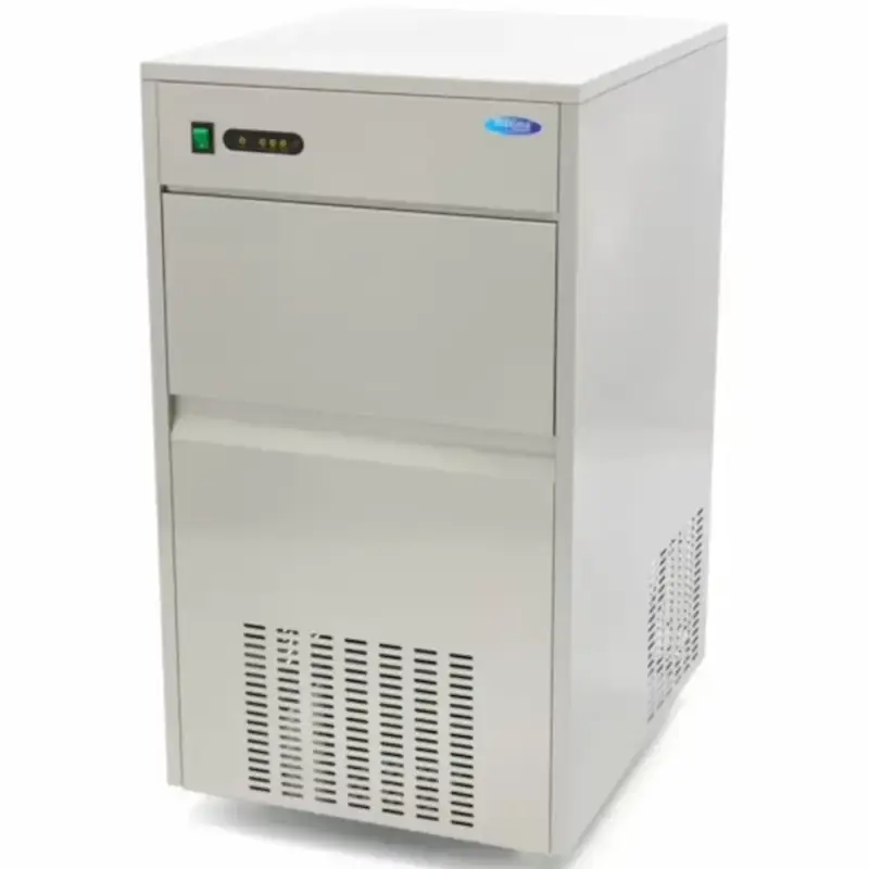 Gratis Retour IJsblokjesmachine | Holle Blokjes | 80kg/24u | Bunker 25kg | Luchtgekoeld | 500x612x910(h)mm