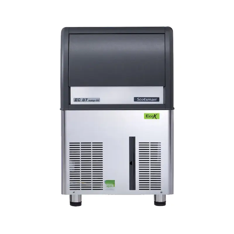 IJsblokjesmachine | Maat S | 40kg/24h | Voorraad 19kg | Luchtgekoeld | Afvoerpomp | 531x600x825(h)mm Bestseller