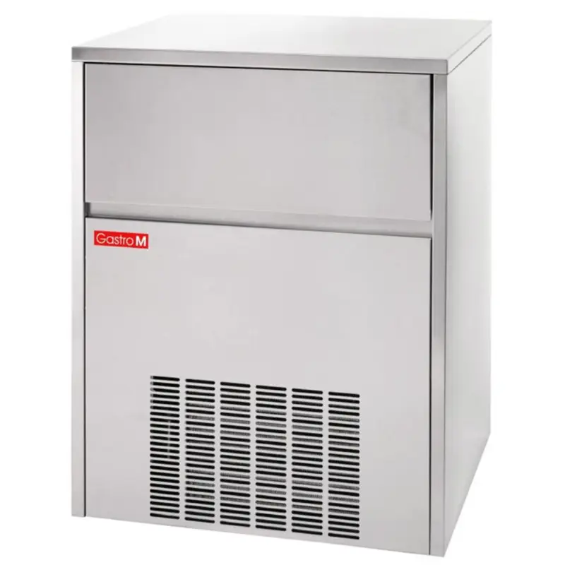 Koop Online IJsblokjesmachine RVS |80kg output | Met aan en afvoerslang | 230V | 710x580x880(h)mm