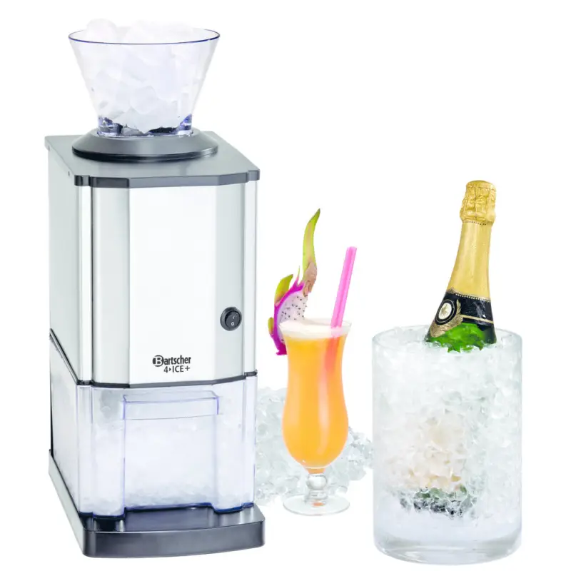 Flitsaanbieding IJscrusher | 4ICE+ Zilver/Zwart | Cap. 15kg/u | 230V | 172x290x460(h)mm