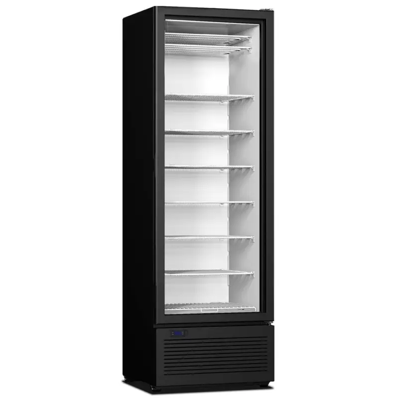 IJsvrieskast | 417L | Zwart | -18°C/-25°C | Statisch | Wielen (Geremd) | 667x620x2018(h)mm Aanbieding