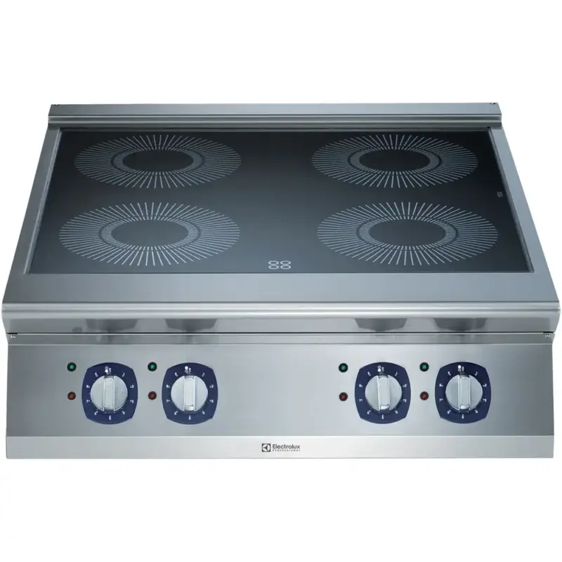 Op = Op Inductiefornuis | e-XP 900 | 4 Kookpunten (Ø280) | 20kW (230V-3F) | 800x930x250(h)mm
