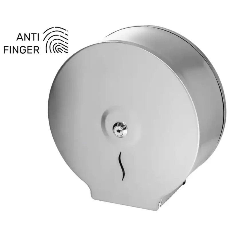 Jumboroldispenser | FLOW | RVS | Rol Ø180-230mm | Anti Fingerprint | Wandmontage | 240x100x260(h)mm Goedkoop