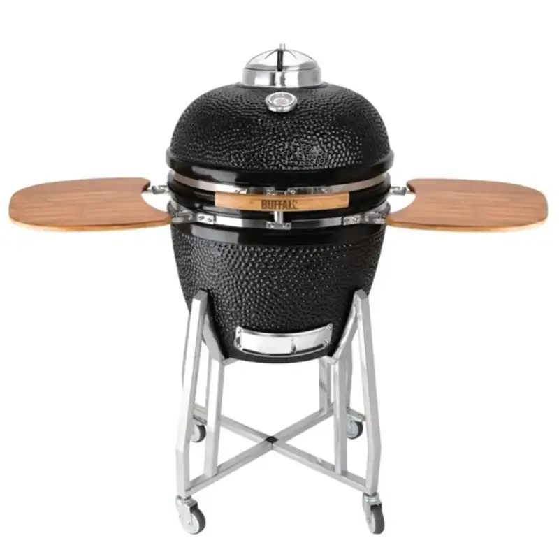 Alleen Vandaag Kamado Barbecue | Houtskool | Rooster (Ø485) | Temperatuurweergave | Wielen (Geremd) | 1330x760x1180(h)mm