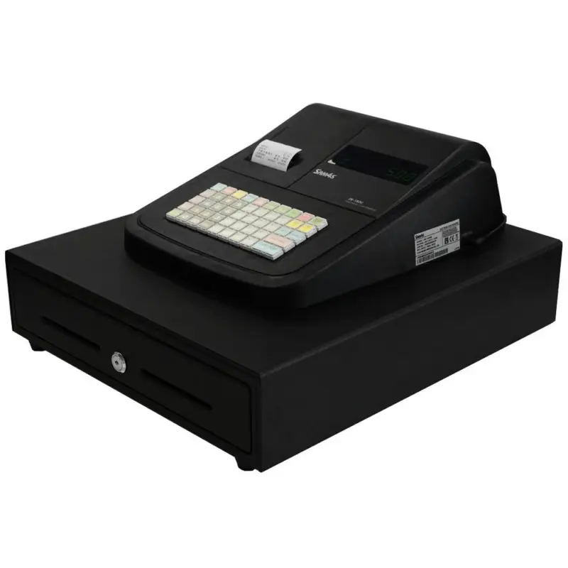 Kassa | ER-180U | 16 Preset-Toetsen | 1-Regeldisplays | Bonprinter 57.5mm | Kassalade | 400x450x218(h)mm Shop Nu