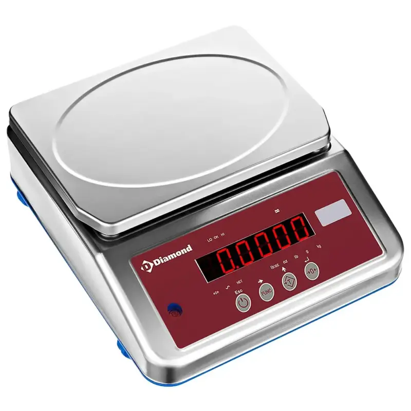 Keukenweegschaal | LIBRA LINE | Kunststof/RVS | Max. 16kg | 1g Nauwkeurig | Bedraad/Draadloos (Oplaadbaar) | Stof-/Waterdicht | 300x310x105(h)mm Populair