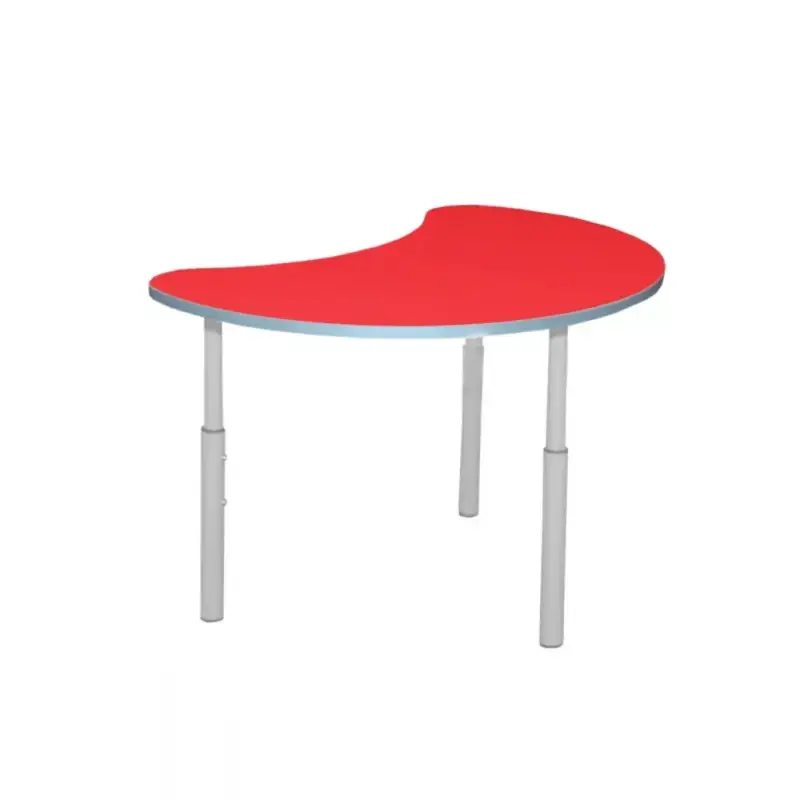 Lage Kosten Kleutertafel | Verstelbaar | Rood | Voor Kinderen 0.90-1.40m | 5 Stuks | 700x510x460-590(h)mm