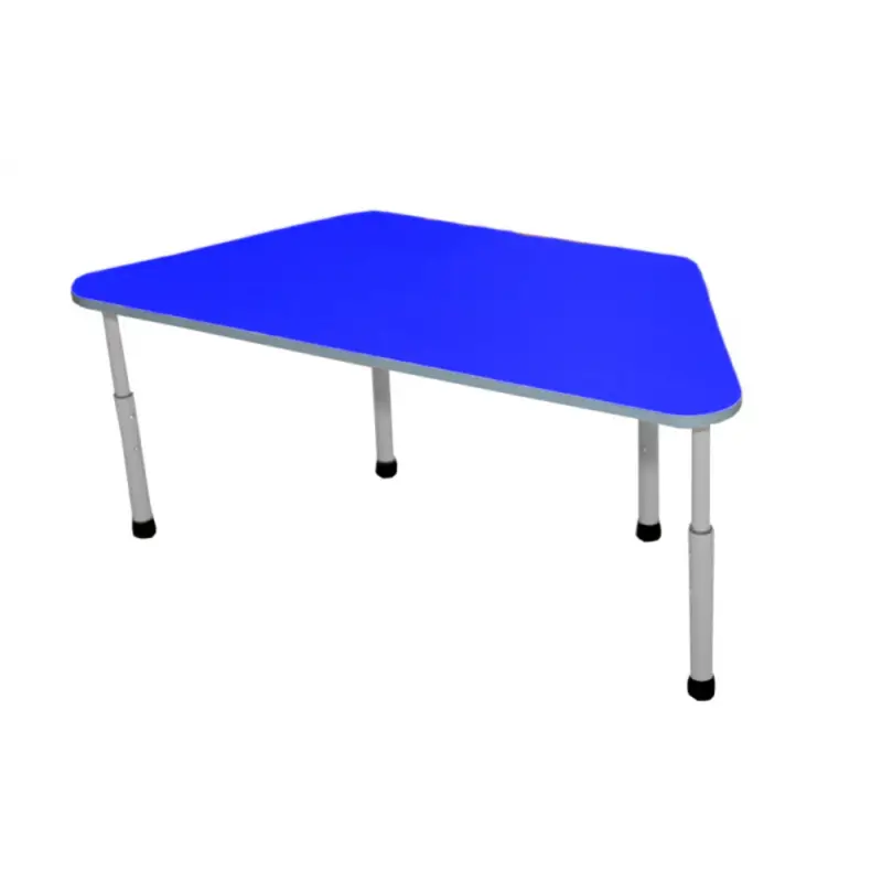 Kleutertafel | Verstelbaar | Trapezium | Blauw | Voor Kinderen 0.90-1.40m | 1100x520x460-590(h)mm Shop Nu