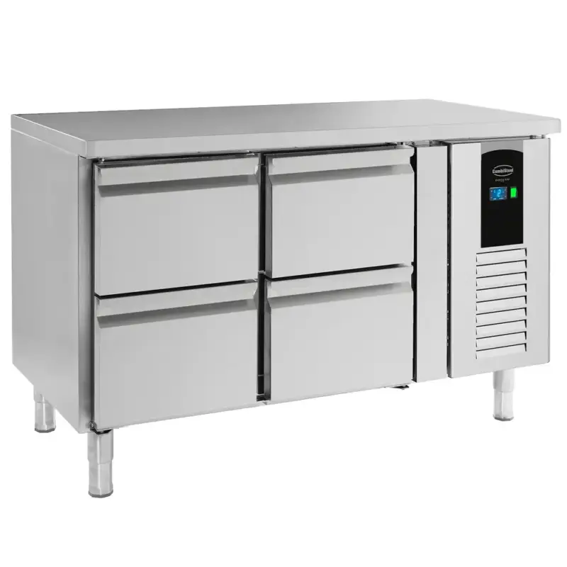 Koelwerkbank | ENERGY LINE | 190L | 4 Laden (1/1 GN) | +2°C/+8°C | Geforceerd | 1360x700x860(h)mm Rechtstreeks Van De Fabrikant