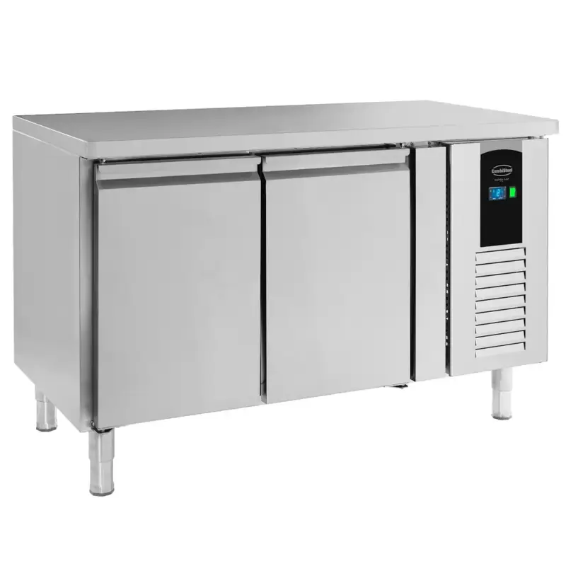 Weekendaanbieding Koelwerkbank | ENERGY LINE | Energiezuinig | 190L | 2 Deuren (1/1 GN) | +2°C/+8°C | Geforceerd | 1360x700x860(h)mm