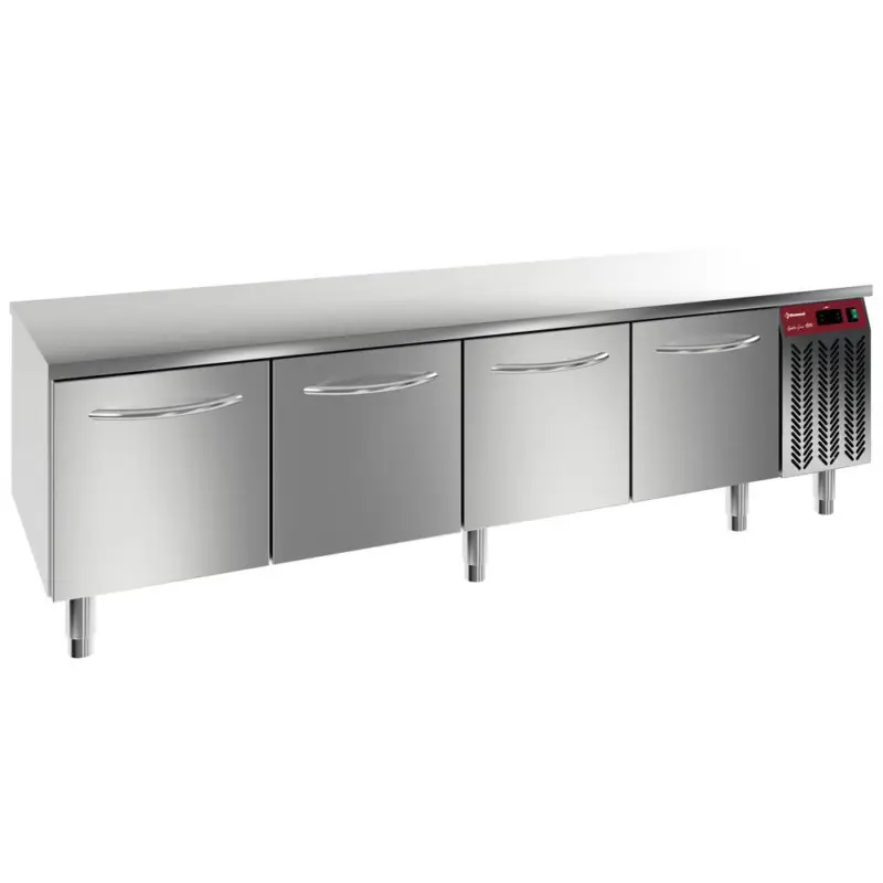 Merkproduct Koelwerkbank | GASTRO LINE | Laag Model | 480L | 4 Laden (1/1 GN) | -2°C/+8°C | Geforceerd | 2050x700x570/610(h)mm