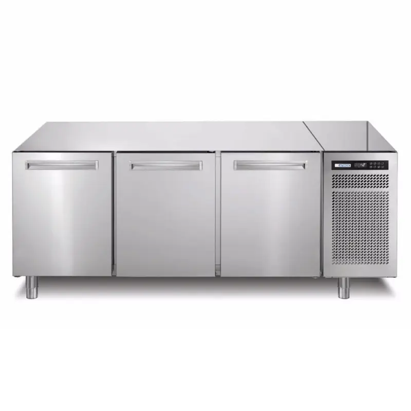 Laatste Versie Bakkerij Koelwerkbank | SPRING | 590L | 3 Deuren (EN600x400) | -2°C/+7°C | Geforceerd | 0.25kW | Zonder Werkblad | 2004x790x800(h)mm
