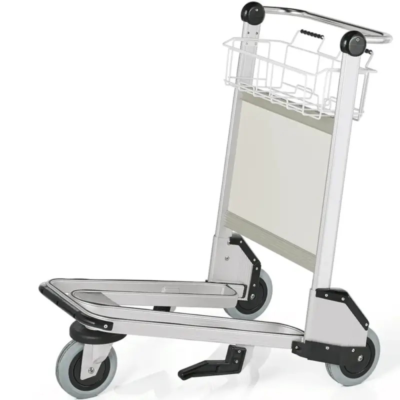 Veilige Betaling Koffer Transportwagen | Aluminium | Wielen (Geremd) | 930x670x1040(h)mm