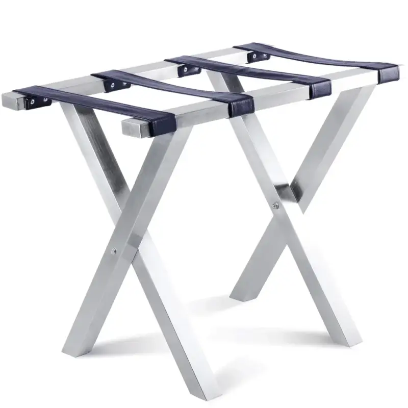 Premium Kofferstandaard | RVS | Zilverkleurig | Inklapbaar | 620x395x540(h)mm