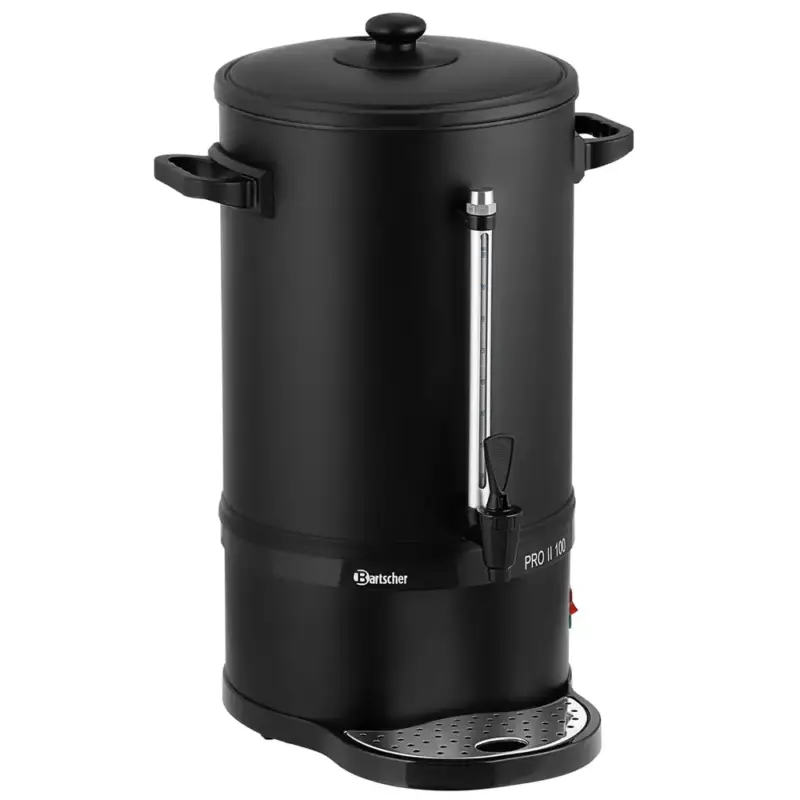 Koffiepercolator | PRO II | Zwart | 13.2L | 1.45kW (230V) | Enkelwandig | Lekbak | 350x370x535(h)mm Beste Prijs