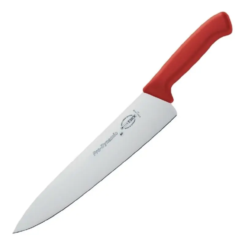 Superprijs Koksmes | PRO DYNAMIC | RVS | Rood (Rauw Vlees) | HACCP | Lengte 480mm