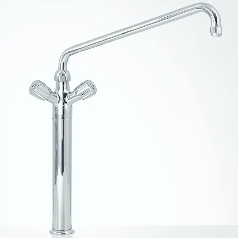 Beste Prijs Mengkraan + Kolom + Uitloopbek | Groot Debiet Heavy Duty Uitgang Mono | 570(h)mm