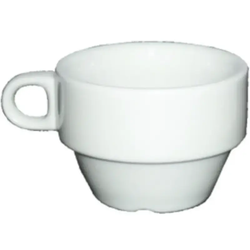 Op = Op Kopjes | HOLLANDIA | Porselein | Wit | 20cl | 6 Stuks | Ø83x62(h)mm