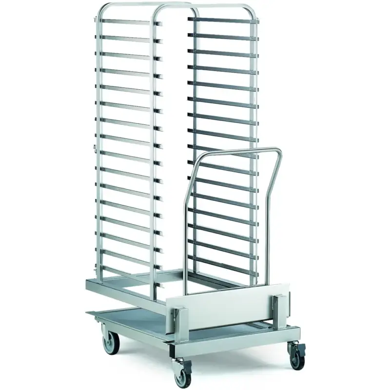 Laadframewagen | SkyLine | RVS | 16x 2/1 GN | Wielen (Geremd) | 716x1010x1700(h)mm Express Levering