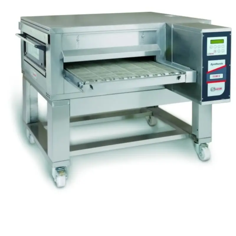 Lopendeband Pizzaoven | Elektrisch | RVS | 18.5kW | 650mm Band | 1400x2000x550/1100(h)mm Uitverkoop