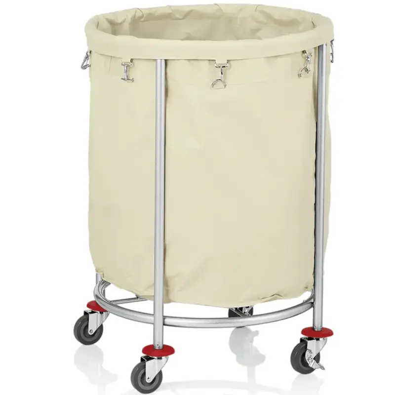 Losse Waszak | Nylon | Crème | 150L | WAS Germany Linnenwagen WAS-4421003 | Ø600x700(h)mm Op = Op